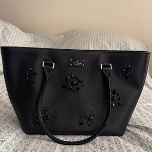 Kate Spade Black Embellished Tote